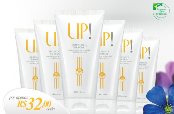 kit Hidratante Corporal UP em 06 fragrâncias